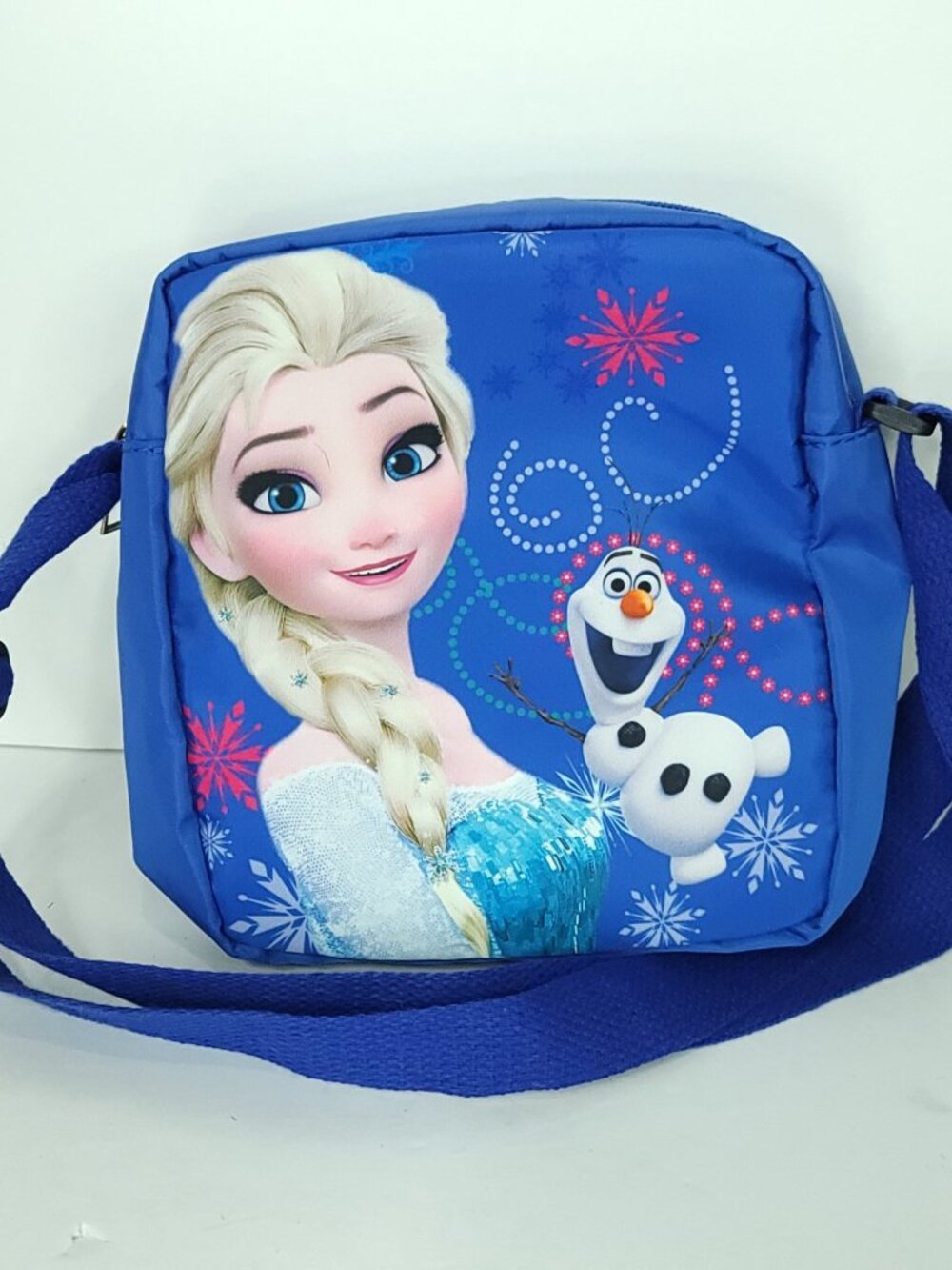 Girls Disney FROZEN Insulated Blue Lunch Bag Case Tote Queen Elsa Olaf NEW